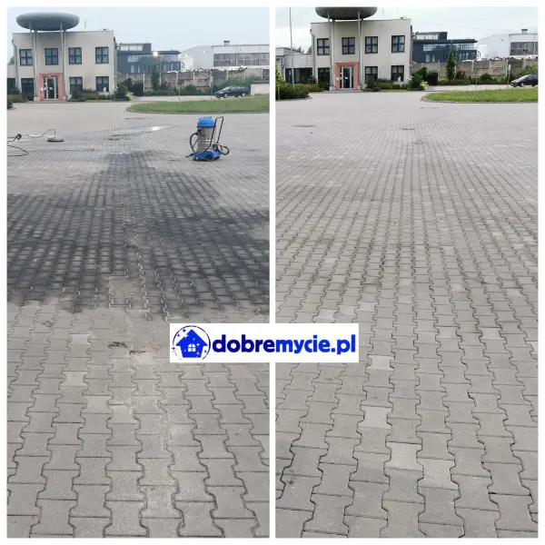 Usuwanie plamy olejowej po wycieku z uszkodzonej maszyny