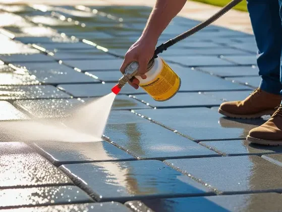 Impregnowanie kostki brukowej